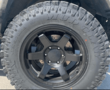 9six9 Wheels 17x8.5 et-10 / 6x139.7 / cb106.1 9six9 SIX-1 Truck 17" 6x139.7 Matte Black 9001-1785-10-639-FBK