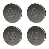 Titan 7 58mm Flat Center Cap Set of 4(Satin Titanium) by Titan 7 TACC58FST4P