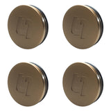 Titan 7 58mm Flat Center Cap Set of 4 (Techna Bronze)