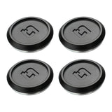 Titan 7 Raised Bespoke Center Cap Set of 4 (Machine Black) - 22+ Tundra / Sequoia by Titan 7 TAK1CAPSEQMB-QTY4