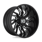 XD Wheels XD858 Tension 22" 5x127 Gloss Black Milled by XD Wheels XD85822050318N
