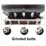 2.0L TSI / FSI T3 Twin Scroll Turbo Exhaust Manifold Transverse Engines + aluminum intake manifold - Black by SPA Performance CMBTMA11W01B