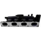 2.0L TSI / FSI T3 Twin Scroll Turbo Exhaust Manifold Transverse Engines + aluminum intake manifold - Black by SPA Performance CMBTMA11W01B
