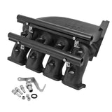 SPA Performance Cast Aluminum Black Intake Manifold for Transverse Engines w/ 8 Injectors Fuel Rail Kit (Right Side OEM Throttle) - VW/Audi / 1.8T by SPA Performance TINW0203B