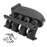 SPA Performance Cast Aluminum Black Intake Manifold for Transverse Engines w/ 4 Injectors Fuel Rail Kit (Left Side OEM Throttle) - VW/Audi / 1.8T by SPA Performance TINW0501B