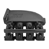 SPA Performance Cast Aluminum Black Intake Manifold for Transverse Engines w/ 4 Injectors Fuel Rail Kit (Left Side OEM Throttle) - VW/Audi / 1.8T by SPA Performance TINW0501B