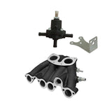 VW MKI MKII GTI 1.8L 2.0L 8V SOHC SINGLE DOWNDRAFT INTAKE MANIFOLD - BLACK + 0-30 PSI Fuel pressure regulator + Bracket by SPA Performance CMBTIN6BC040141