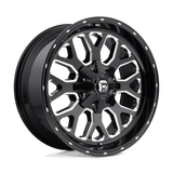 Fuel Wheels D588 Titan 20" 6x135/6x139.7 Gloss Black Milled by Fuel Offroad D58820009846