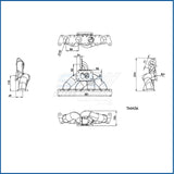 VW MKIV GTI T3 TWIN SCROLL TOP MOUNT FLANGE TURBOCHARGER EXHAUST MANIFOLD + 252 / 260 HIGH PERFORMANCE CAMSHAFT SET FOR VW/AUDI 1.8L 20V by SPA Performance CMBEVW11A06032