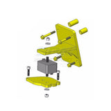 VW MKIII / B3 / B4 rear engine mount for bottom mount SPA Turbo manifolds by SPA Performance TMSPT06