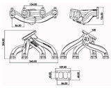 SPA Performance T3 Twin Scroll Top Mount Turbo Manifold - VW / B1 / B2 / Passat 8v by SPA Performance TMW01V2