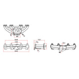 SPA Performance T2 Turbo Manifold - VW / Mk3 / 8v by SPA Performance TMW08T2V