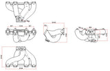 SPA Performance T3 Top Mount Twin Scroll Street Turbo Manifold - VW/Audi / 1.9 TDI / B5 / 8V by SPA Performance TMW14B