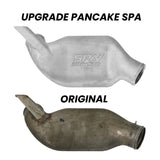 SPA Performance Cast Turbo Manifold Upgrade w/ Cast Aluminum High Flow Pancake (Lower Intercooler Pipe Upgrade) (K03/K04) - VW/Audi / 1.8T 20v / Golf / Jetta / Beetle / TT by SPA Performance CMBTMUP18T20V