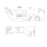 SPA Performance Cast Turbo Manifold Upgrade w/ Cast Aluminum High Flow Pancake (Lower Intercooler Pipe Upgrade) (K03/K04) - VW/Audi / 1.8T 20v / Golf / Jetta / Beetle / TT by SPA Performance CMBTMUP18T20V