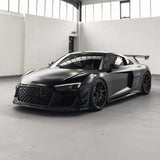 TRE Audi R8 4S Facelift LCI Pre-Preg Carbon Fiber Front Bumper Canards (2021-2024) by TRE TR-A4SCCF
