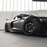 TRE Audi R8 4S Facelift LCI Pre-Preg Carbon Fiber Front Bumper Canards (2021-2024) by TRE TR-A4SCCF