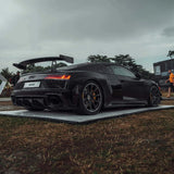 TRE Audi R8 4S Pre-Preg Carbon Fiber Rear Bumper Canards by TRE