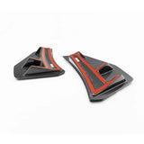 TRE Audi R8 4S Pre-Preg Carbon Fiber Rear Bumper Canards by TRE