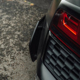TRE Audi R8 4S Pre-Preg Carbon Fiber Rear Bumper Canards by TRE