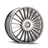 Touren TR10 24" 5x112/5x120 Satin Silver Machined