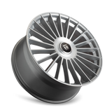 Touren TR10 22" 5x115/5x139.7 Satin Silver Machined