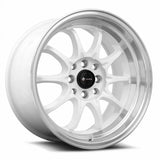VORS TR3 16" 4x100/4x114.3 White Machine Lip by VORS Wheels TR0316808H20W
