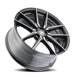 Touren TR94 19" 5x120 Gloss Graphite Brushed w/ Dark