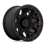 Fuel Wheels D824 Traction 17" 5x127 Matte Black With Double Dark Tint by Fuel Offroad D82417907545