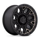 Fuel Wheels D824 Traction 17" 6x114.3 Matte Black With Double Dark Tint by Fuel Offroad D82417908750