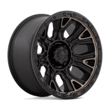 Fuel Wheels D824 Traction 20" 6x139.7 Matte Black With Double Dark Tint by Fuel Offroad D82420008447