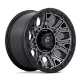 Fuel Wheels D825 Traction 17" 6x139.7 Matte Gunmetal With Black Ring by Fuel Offroad D82517908450