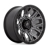 Fuel Wheels D825 Traction 20" 6x135 Matte Gunmetal With Black Ring by Fuel Offroad D82520008947