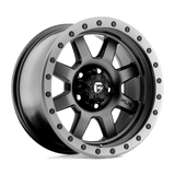 Fuel Wheels D551 Trophy 17" 5x127 Matte Black Gun Metal Ring by Fuel Offroad D55117857345