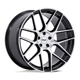 TSW Lasarthe 17" 5x114.3 Gloss Black Machined by TSW TW002BD17801240