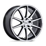 TSW Canard 19" 5x112 Gloss Black w/ Machined Face by TSW