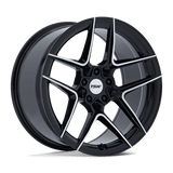TSW Slipstream 20" 5x120 Gloss Black w/ Machined Face by TSW TW008BD20905227