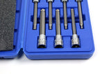 7pc 3/8" Inch Drive Long Ball Head Allen Wrench Hex Bit Impact Socket Set (SAE) by Tuhls TUHLS-0025