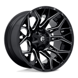 Fuel Wheels D769 Twitch 22" 8x165.1 Glossy Black Milled by Fuel Offroad D76922208247