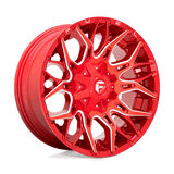 Fuel Wheels D771 Twitch 20" 8x170 Candy Red Milled by Fuel Offroad D77120001747