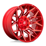 Fuel Wheels D771 Twitch 22" 5x114.3/5x127 Candy Red Milled by Fuel Offroad D77122202647