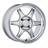 Kansei Tandem 15" 4x100 Hyper Silver w/ Machined Lip by Kansei K11H-157010+25