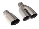 Euro Sport Stainless Steel Exhaust Tip - Single or Dual Angle Cut by Euro Sport Accessories