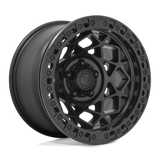 Fuel Wheels D120 Unit Beadlock 17" 6x139.7 Blackout by Fuel Offroad D12017908445