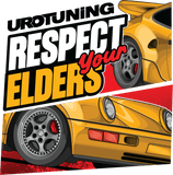 UroTuning "Respect Your Elders" Porsche 964 911 T-Shirt by UroTuning Swag