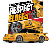 UroTuning "Respect Your Elders" Porsche 964 911 T-Shirt by UroTuning Swag