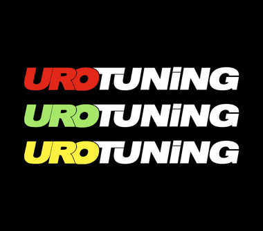UroTuning Swag UroTuning 7" Vinyl Sticker (Two-Tone)