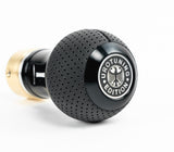 UroTuning Perforated Black Leather Shift Knob V2 (SCRATCH AND DENT) by Sport Shifters Uro-Shift-AT10-SND
