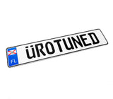 UroTuning Swag "ÜROTUNED" Florida & Flag UroTuning European License Plates Uro_Plate_Florida_Black