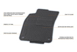 All-Weather Floor Mats - Audi by Vaico 8W1061501041-KIT-VAI